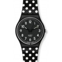 Swatch Black Suit Dots