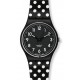 Swatch Black Suit Dots